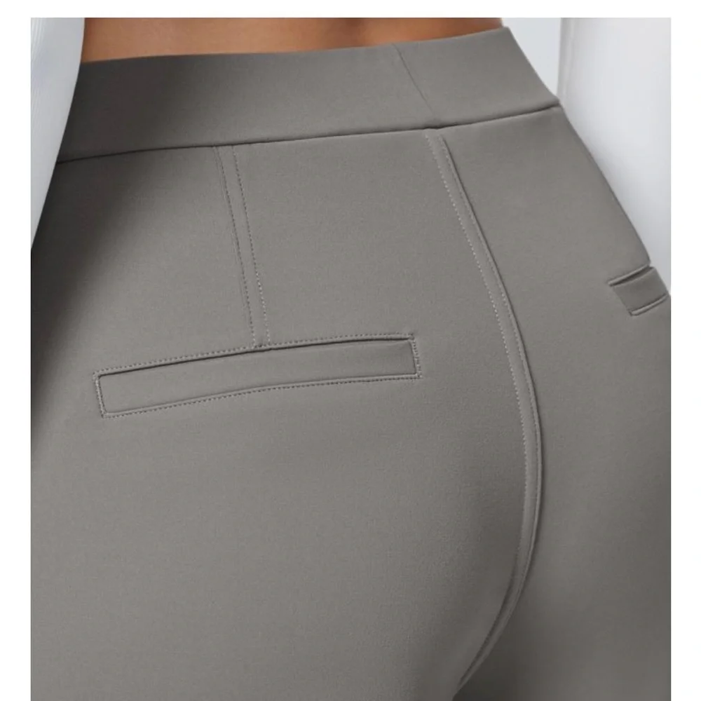 HALARA Gray Women's Wide-Leg Trousers - Picture 3 of 4